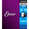 Elixir Cuerdas Guitarra Electrica 16-56 Polyweb Bronze