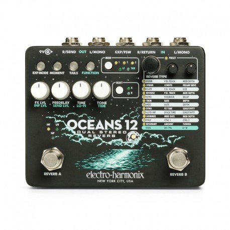 EHX Oceans12 Dual Stereo Reverb