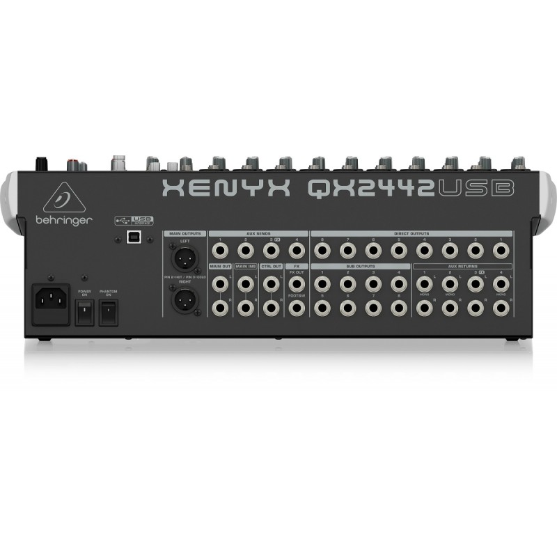Behringer Xenyx QX 2442 USB - Armonicos.cl