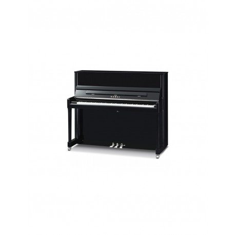 Piano vertical ND-21 - color ebony polish - incluye sillín
