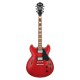 Guitarra Eléctrica Ibanez Semi-hollow AS73 - Transparent Cherry Red