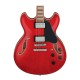 Guitarra Eléctrica Ibanez Semi-hollow AS73 - Transparent Cherry Red