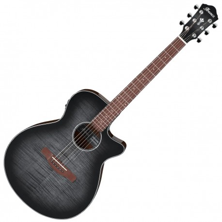 Guitarra electroacústica Ibanez AEG70 - Transparent Charcoal Burst
