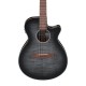 Guitarra electroacústica Ibanez AEG70 - Transparent Charcoal Burst