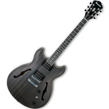 Guitarra eléctrica Ibanez artcore AS53 - color transparent black flat (TKF)