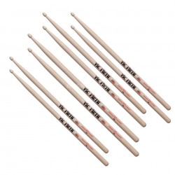 Vic Firth 5A American Classic Hickory Pack de baquetas