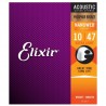 Elixir Cuerdas Guitarra Acustica 10-47 Phosphor Bronze Nanoweb