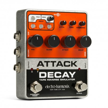 ギター EHX PICO ATTACK DECAY EHX Attack Decay Tape Reverse Simulator - Armonicos.cl
